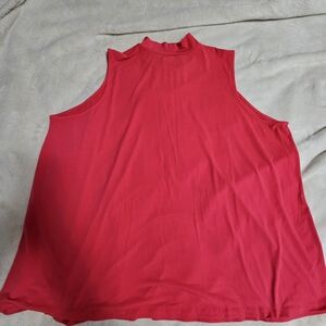 Sleeveless Red Women's Top